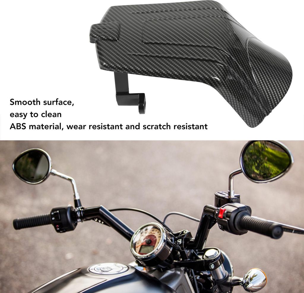 Motorrad Front Verdrahtung Box Abdeckung Carbon Faser Korn Starke Festigkeit Ersatz Für Indian Scout 2015 ‐ 2022