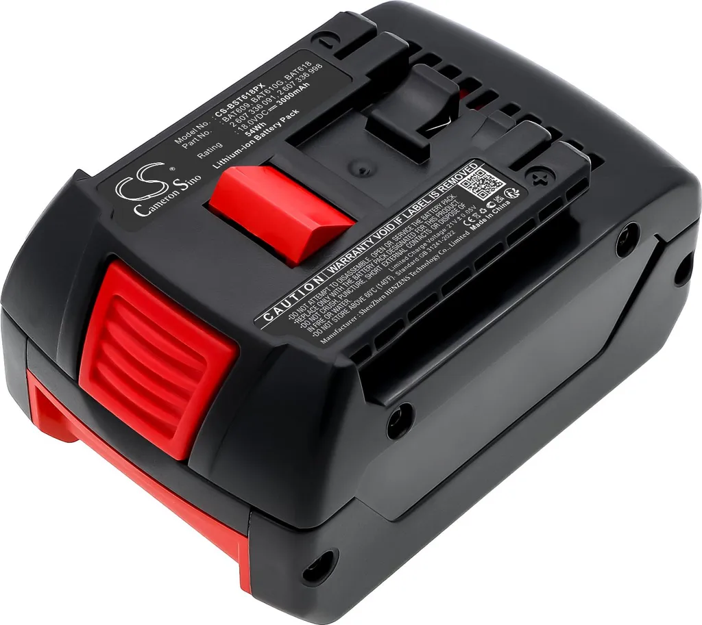 Batterie Li-ion haute autonomie pour Bosch 17618 CCS180 37618-01