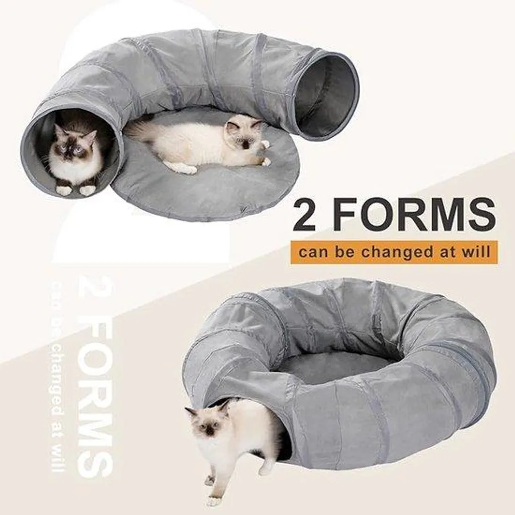 Tunnel pour chats anti-ennui - Durable et résistant pour chats d'appartement