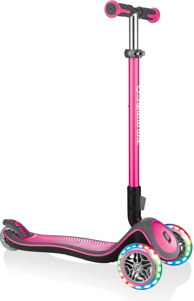 GLOBBER ELITE DELUXE LIGHTS – Tretroller Kinder, 120/80 mm, Produktbild 