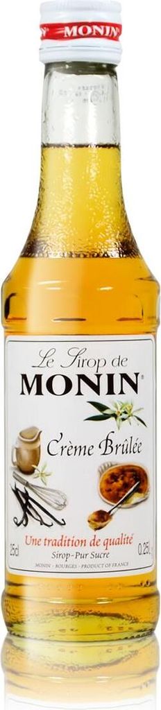 Monin Créme Brûlée Sirup, 250 ml Flasche - für Cocktails, zum Kaffee oder Koche