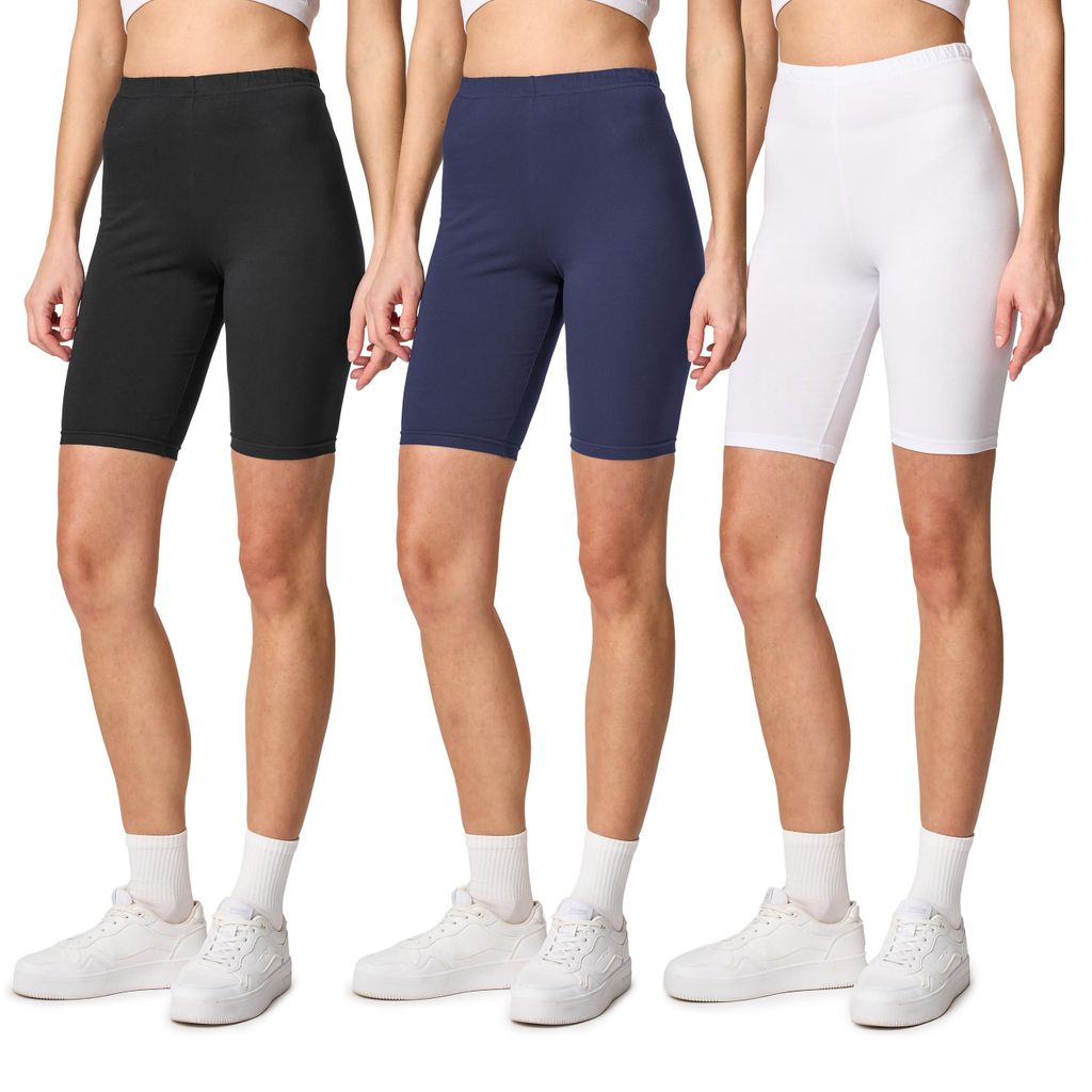 Merry Style Damen Kurze Leggings aus Baumwolle Produktbild 