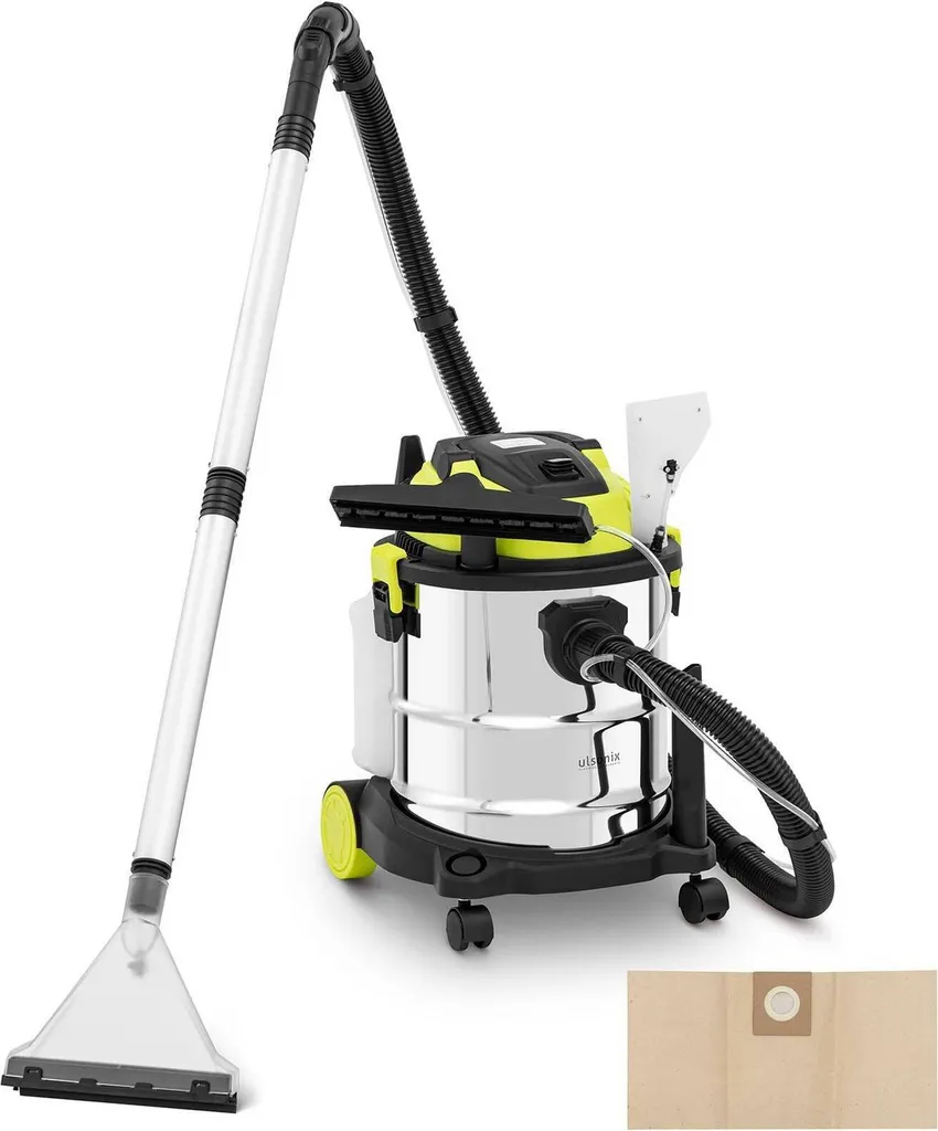 aspirapolvere a umido/secco ulsonix per la pulizia di tappeti e tappezzeria - 1200 W - 20 L