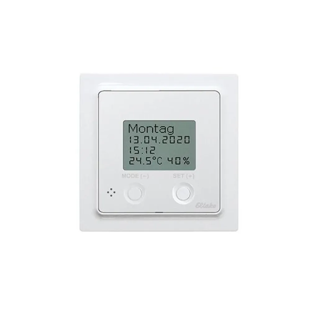 Eltako FUTH55ED/12-24VUC-wg Horloge Thermo-Hygrostat Radio 30055801