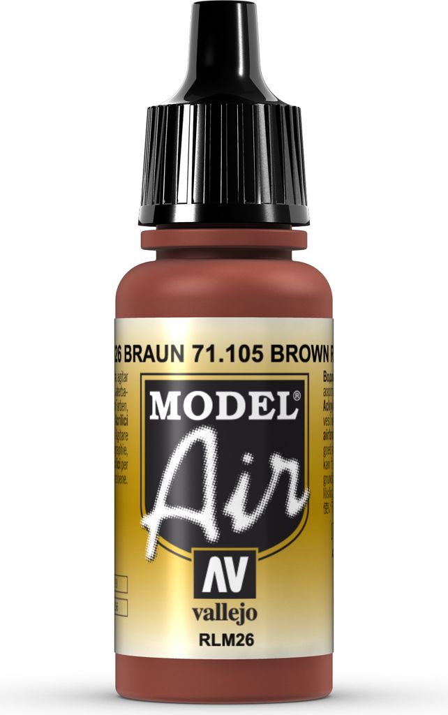 Vallejo Model Air Color 71.105 - Braun - 17 ml