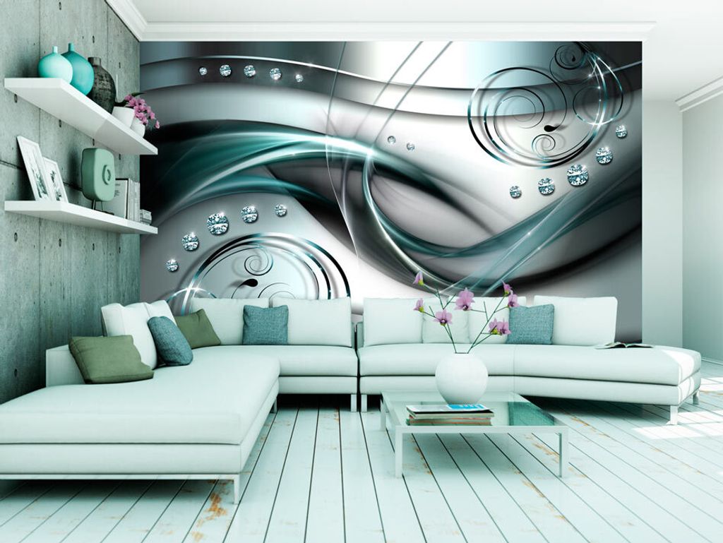 Vlies Fototapete 350x256 cm Tapeten Wandtapete XXL Abstrakt Ornament a-A-0059-a-c