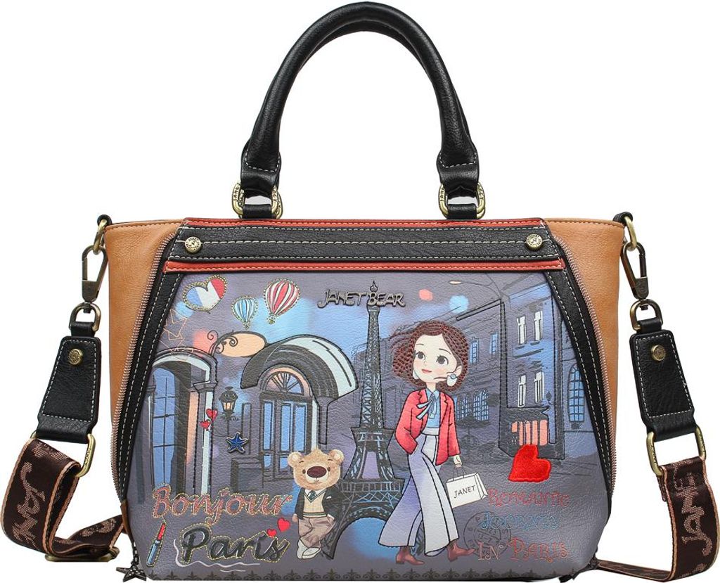Janet Denese Damska torebka crossbody Paris Dream J-082 Zdjęcie produktu 