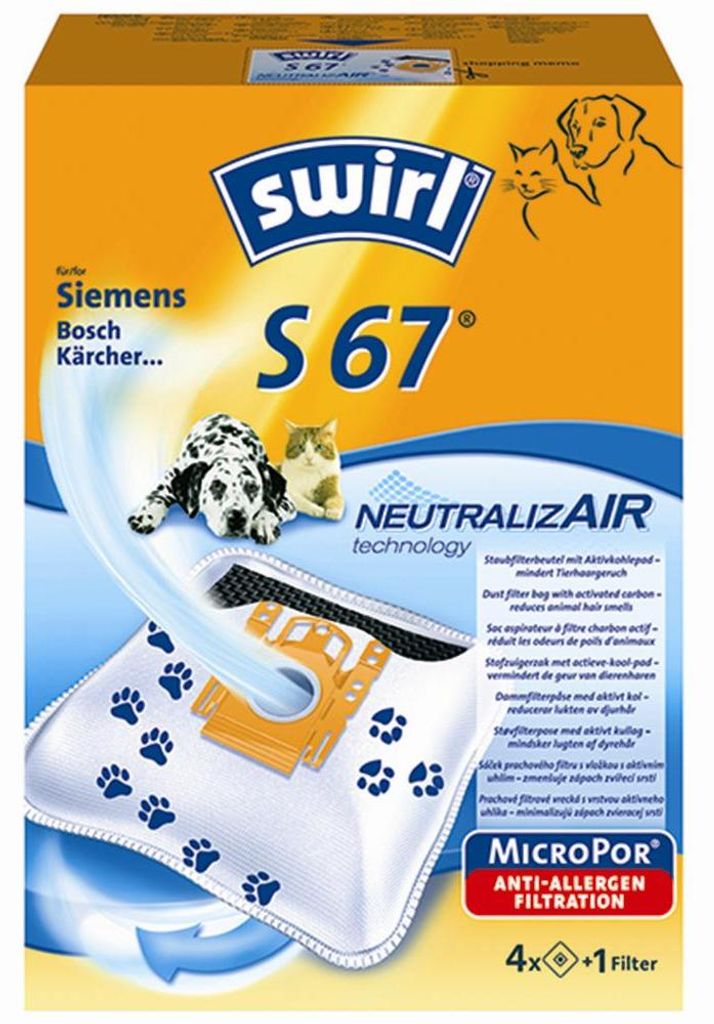 Sacchetto raccogli polvere per Siemens/Bosch S 67 Immagine del prodotto 
