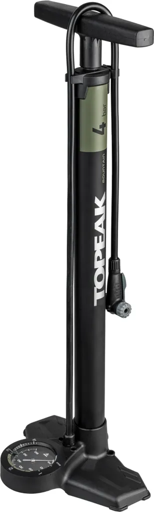 Topeak JoeBlow Mountain EX Pompe à Pied VTT avec TwinHead et Manomètre