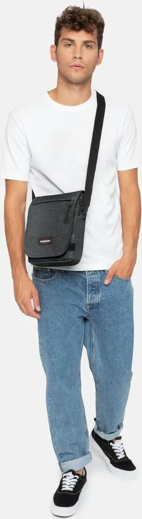 Eastpak Flex Gris Denim - Sac épaule résistant avec multiples poches - 6