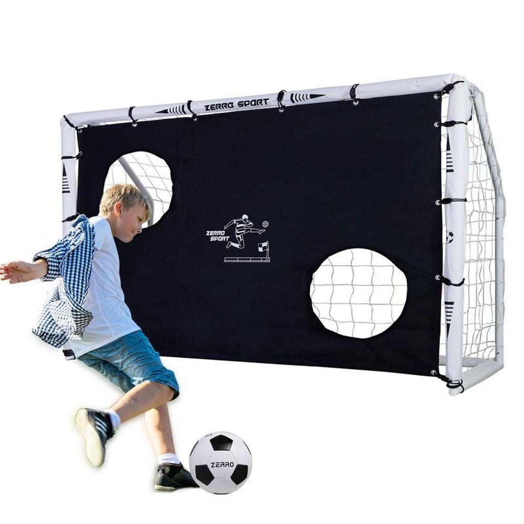 ZERRO Fussballtor Outdoor Sportarten Geeignet für Erwachsene und Kinder zum Spielen und Trainieren im Garten, Size: 180cm Fussballtor mit Torwand