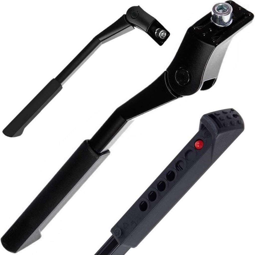 Ursus Seitenständer Mooi 24-28" schwarz, verstellbar, Alu, Produktbild 