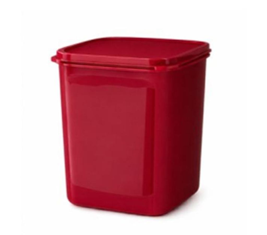 TUPPERWARE Eidgenosse 5,5 L, rouge, carré. Récipient Image du produit 