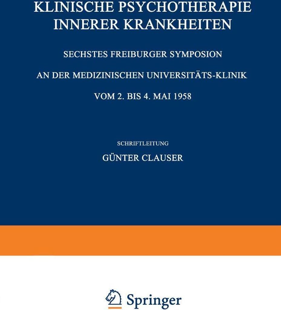 Klinische Psychotherapie Innerer Krankheiten