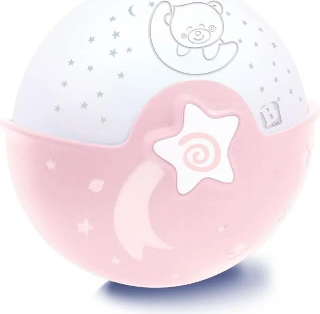 Proiettore Infantino Projecto Rosa: Luce Notturna Musicale 3-in-1