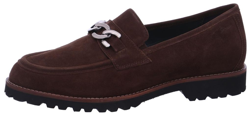 Sioux Meredith Damenslipper, Leder, Braun, Wechselfußbett, Produktbild 