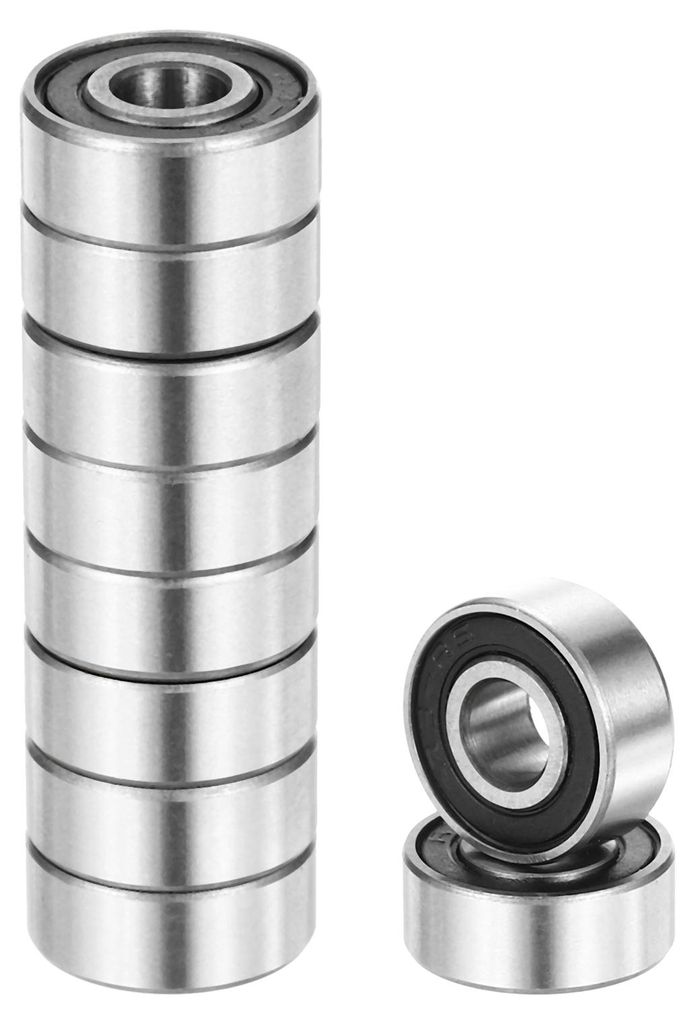 10 Stš¹ck R3-2RS Rillenkugellager 3/16" ID x 1/2" OD x 3/16" H?he P5 Miniaturlager Doppelt Gummi Versiegelt Chromstahl Z3 Lager fš¹r Maschinenb...