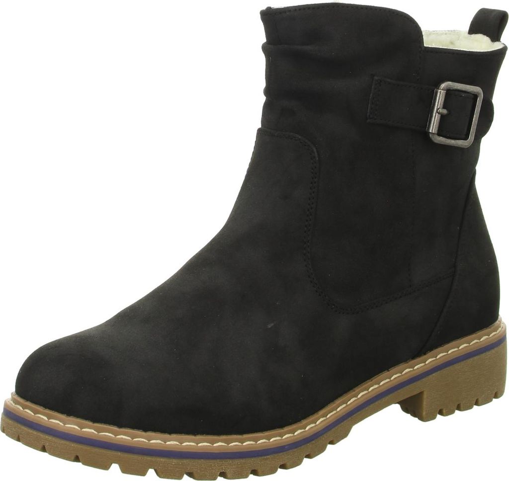 Alyssa Damen-Stiefelette Warmfutter Schwarz, Farbe:schwarz, EU Größe:40