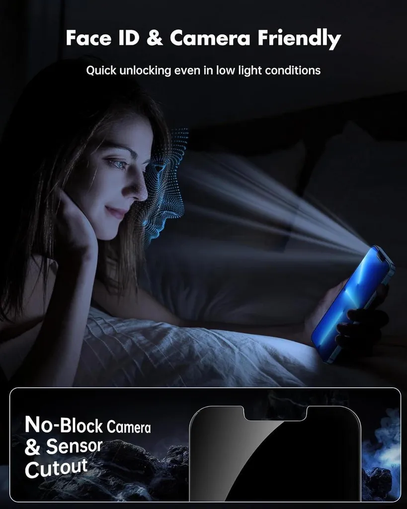 Stop aux Regards Indiscrets sur iPhone 13 Pro - Verre Trempé 2 Pack