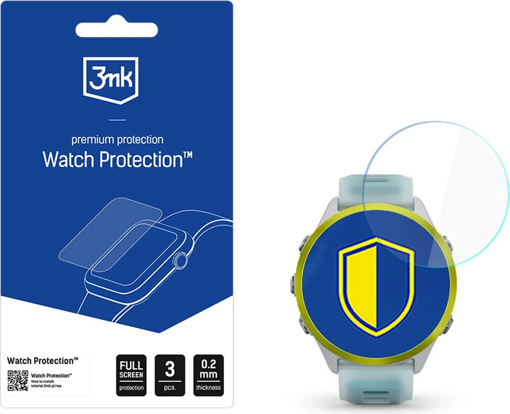 3mk Watch Protection Arc per Garmin Forerunner 570 (47mm) - Kit 3pz