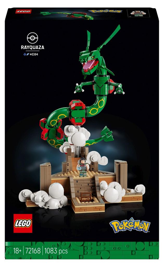 LEGO Pokémon Rayquaza - Modellbausatz für Erwachsene mit Produktbild 