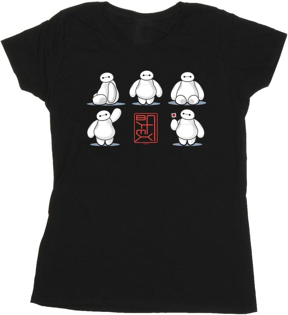 Disney - "Big Hero 6" T-Shirt für Damen BI13209 (XXL) (Schwarz)