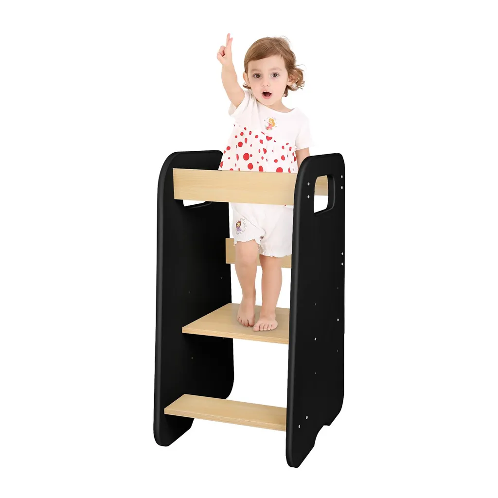Tour Montessori anti-chute pour enfant : sécurisez l'aide en cuisine