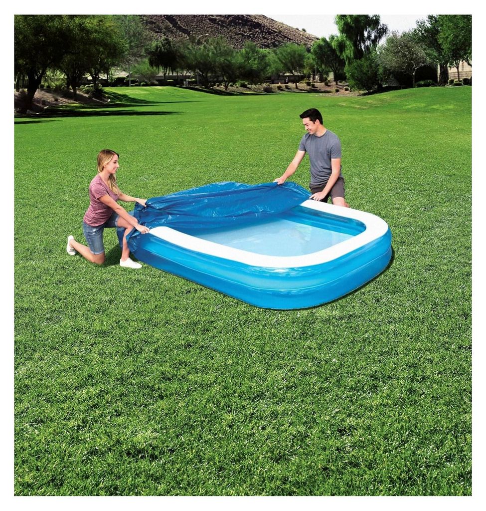 PE-Abdeckplane für Family Pools, 262 x 175 x 51 cm, Blau