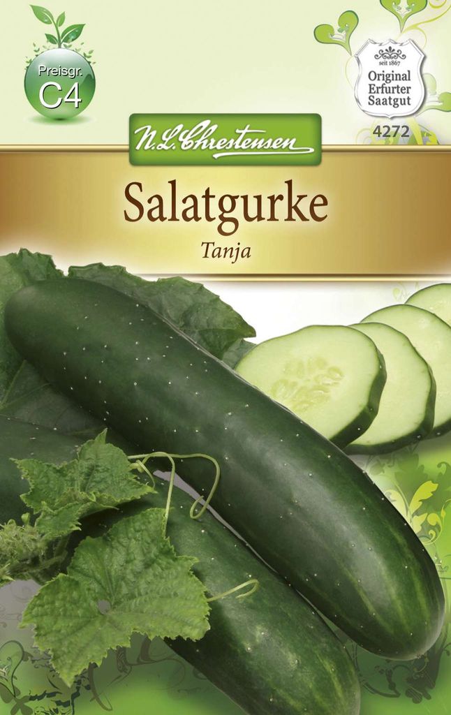 Freilandsalatgurke Tanja | Freilandgurkensamen von N.L. Chrestensen