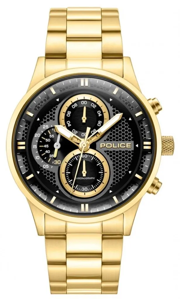 Montre de luxe Police Pewgk0092503 pour homme avec bracelet en acier