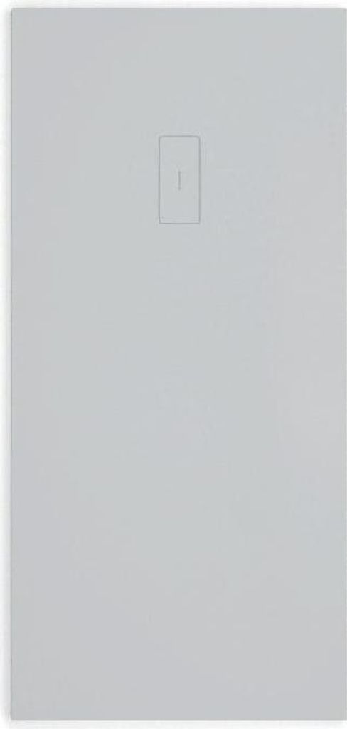 Mineralguss-Duschwanne extra flach FUSION Schieferoptik GRAU 80x140cm