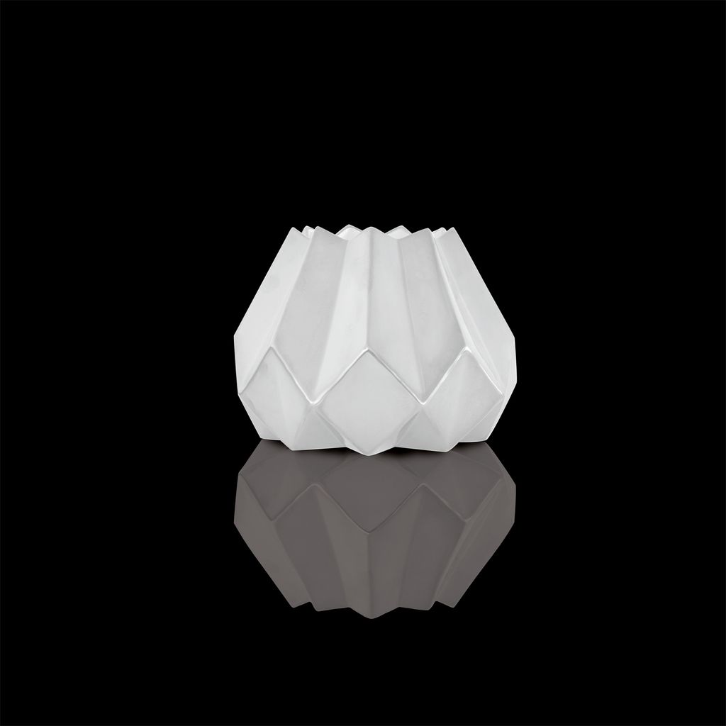 Goebel Vase 19 cm - Polygono Star Kaiser Porzellan Polygono Star - Porzellan weiß biskuit 14003791