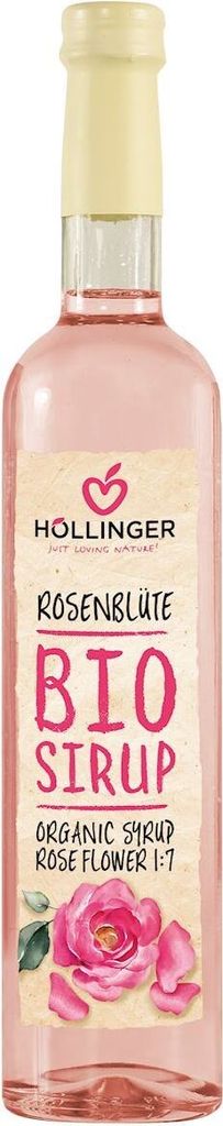 -SIRUP MIT ROSENGESCHMACK 500 ml - HOLLINGER