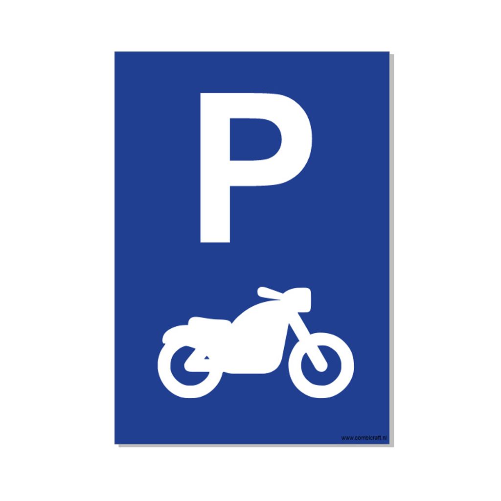 Cartello CombiCraft Parcheggio Motore - 21x30cm Immagine del prodotto 