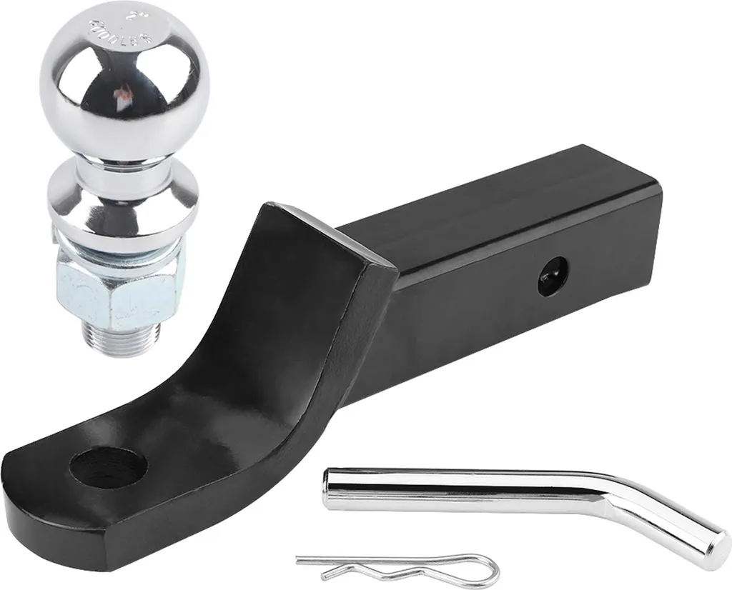 Kit Boule d'Attelage avec Goupille en Acier pour Remorque et Caravane