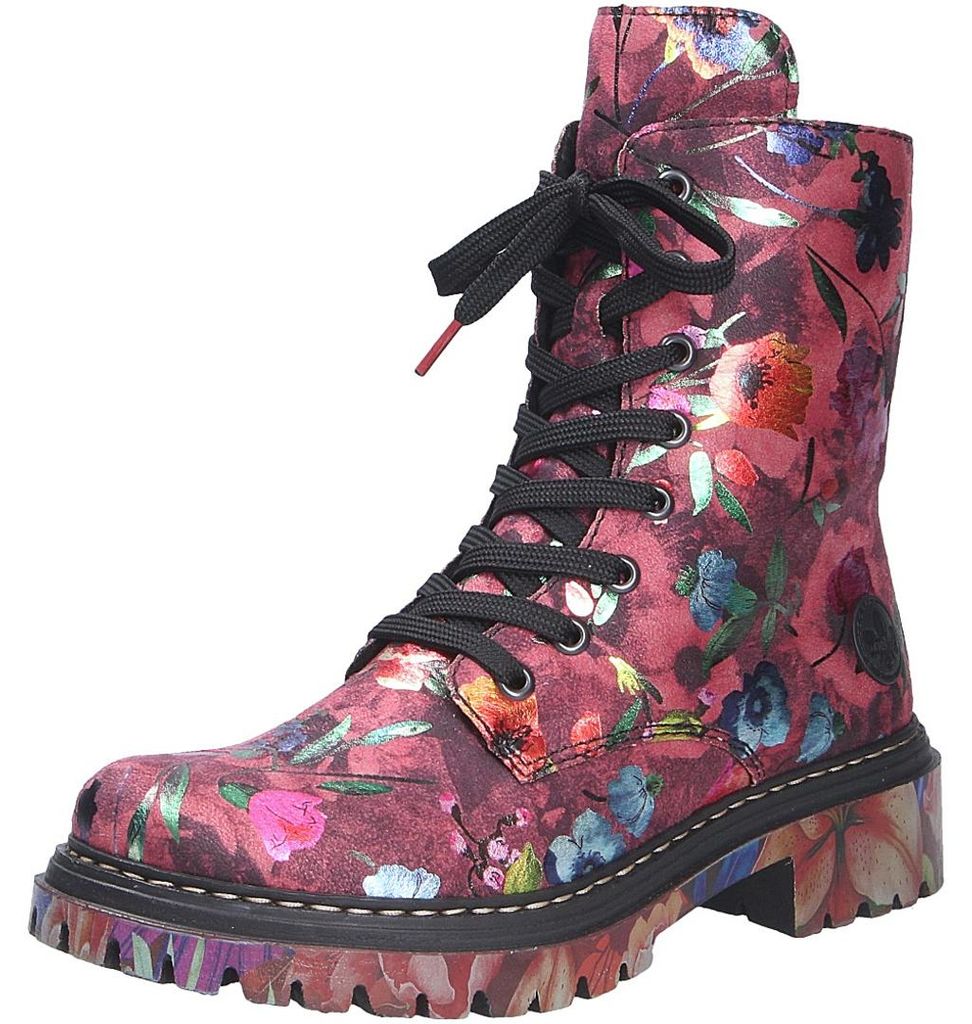 Rieker Damen Stiefel rot Größe EUR 43 Produktbild 