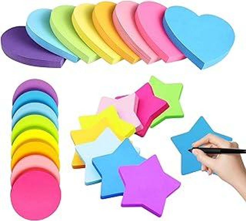 720 Stück Moderationskarten Set, 10 Farben moderationskoffer moderationskarten selbstklebend moderationskoffer mit inhalt Moderationskarten Runden...