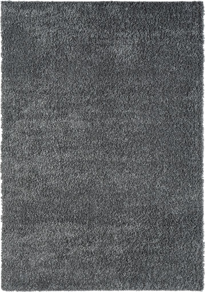 MY-RUG Teppich, Hochflorteppich Shaggy Star, 290x200, grau, leicht glänzend, extra flauschig, Rechteckig