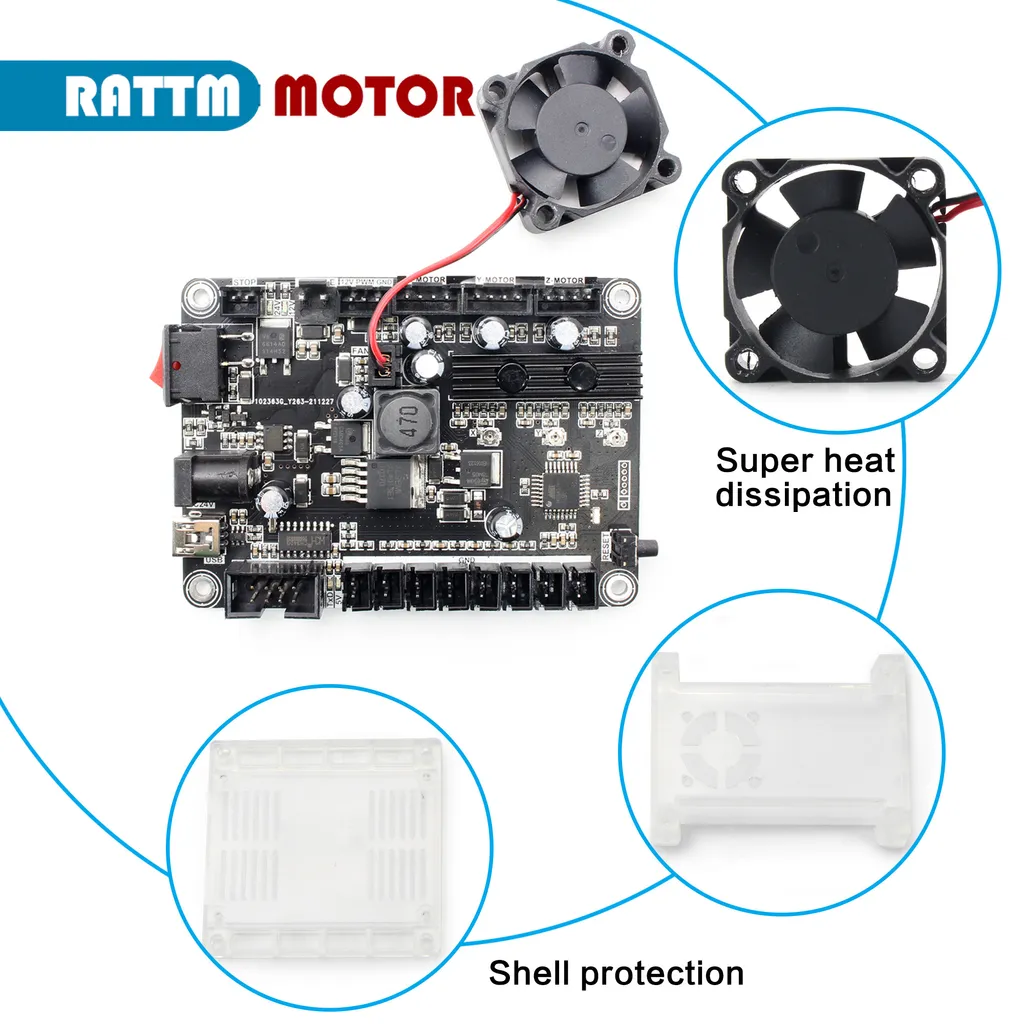 Fraiseuse CNC 3 axes pour fabriquer des circuits imprimés et du modélisme