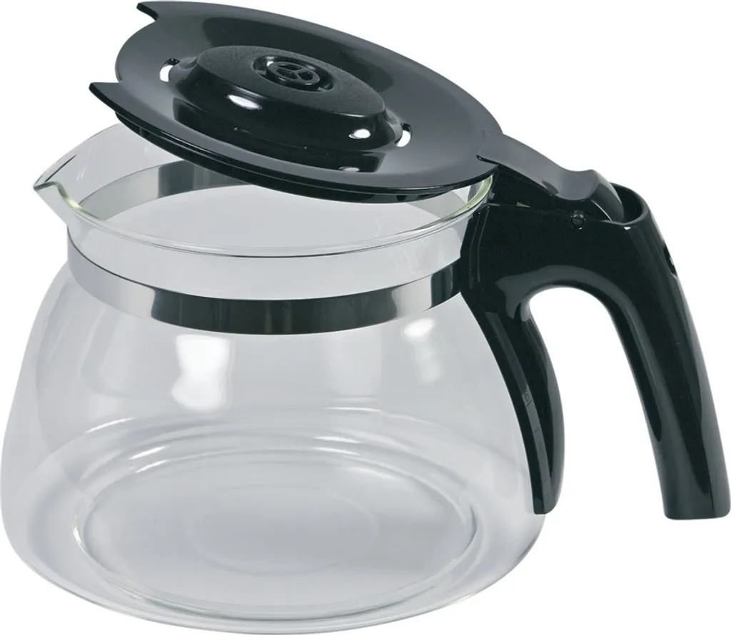 Verseuse à café en verre borosilicate Melitta Enjoy - Haute résistance noire
