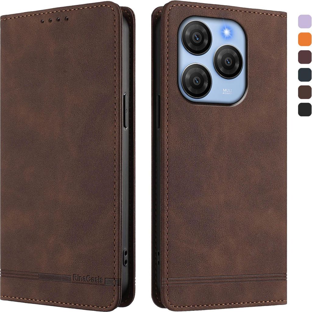 Hülle für Blackview Shark 9, Retro Kunstleder Ständer Produktbild 