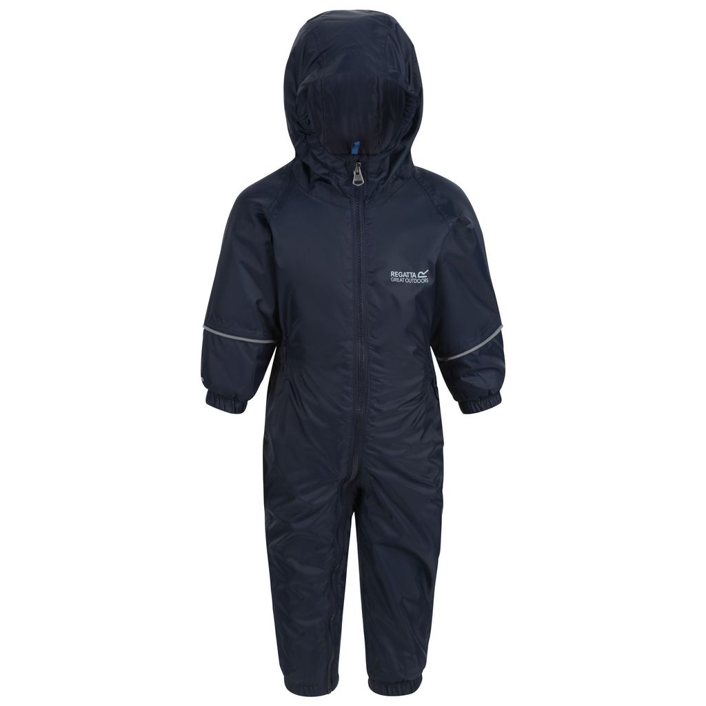 Regatta Great Outdoors Kleinkinder Regen Anzug Splosh III RG1347 (60-72 Monate (110-116)) (Marineblau)