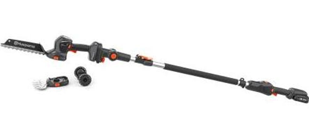 Akku-Strauchschere mit Teleskopstiel Husqvarna Aspire SE20-P4A, Set mit 2 Ah Akku und Ladegerät