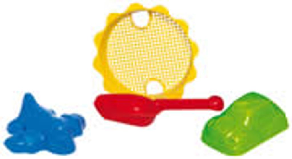 Sandspielzeug Set Schaufel Förmchen Sieb 4-tlg. Kinder Sand- und Wasserspielzeug