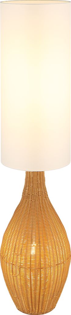 Scandinavische vloerlamp Anko rotan Productafbeelding 
