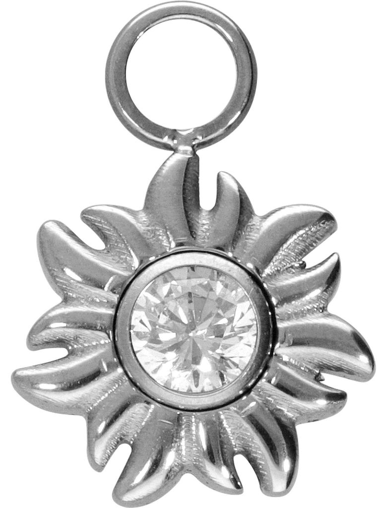 Titan Anhänger für Clicker SONNE + KRISTALL