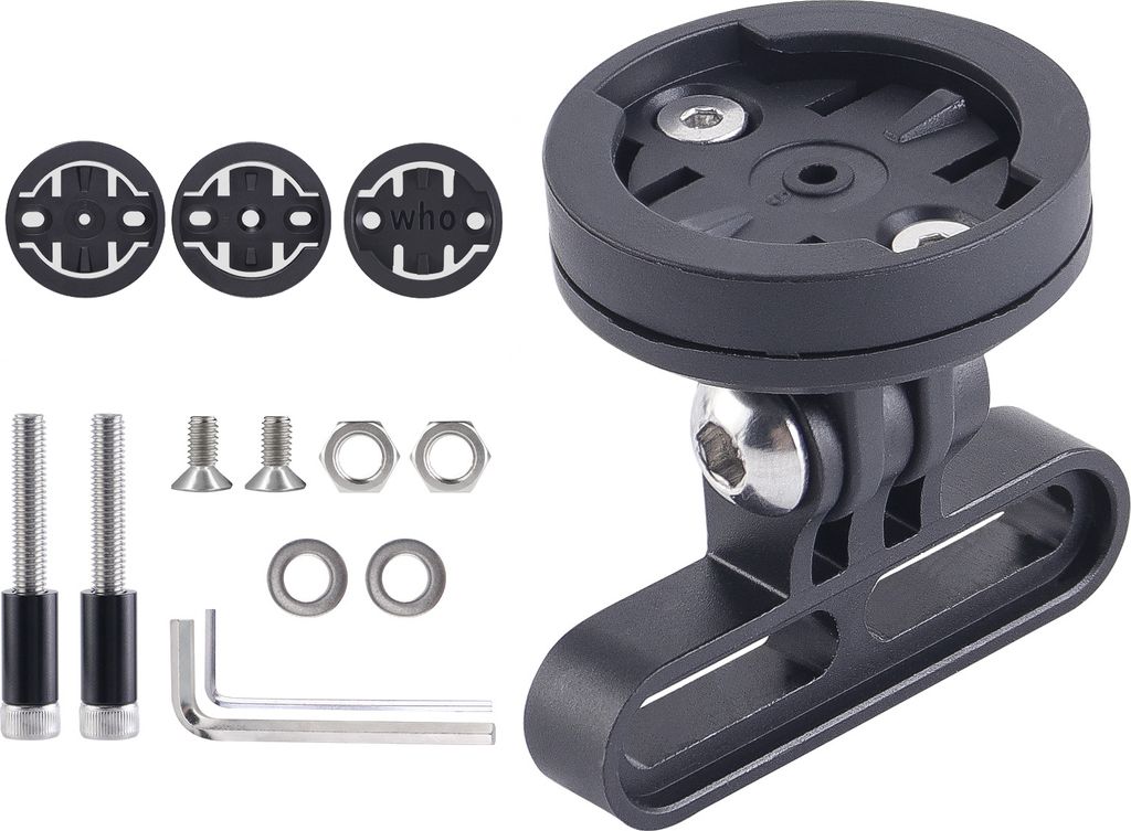 Fahrradcomputerhalterung für GoPro, verstellbar, leicht, universell, für MTB, Mountain Road Bike, Lenker, Computer, Action-Kamera, Lichthalter, F...