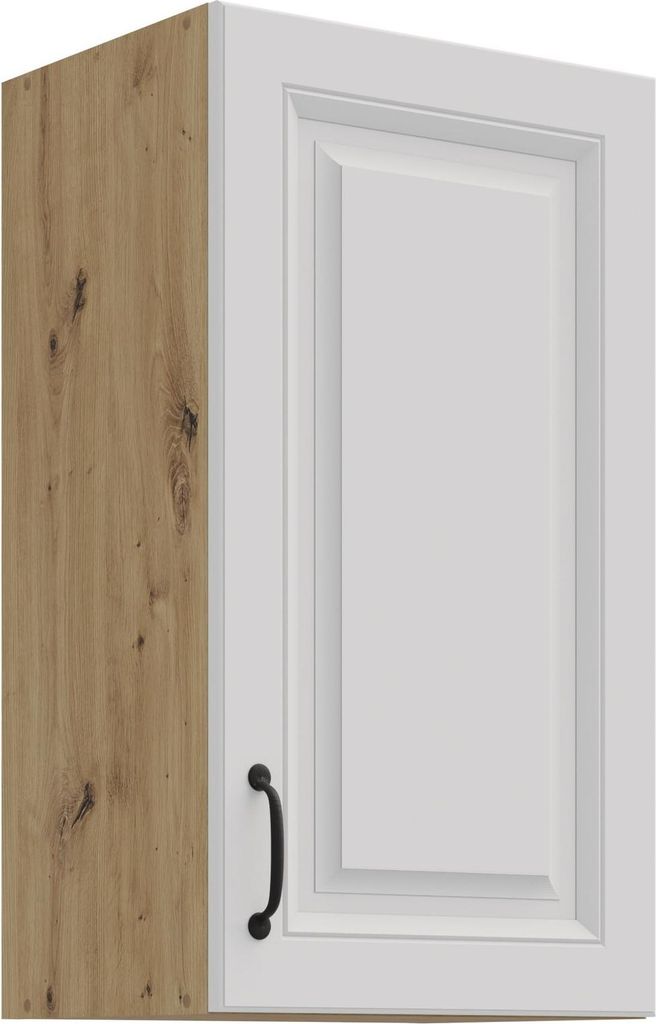 Hängeschrank 40 cm Stilo Weiss + Eiche Artisan Küchenzeile Produktbild 