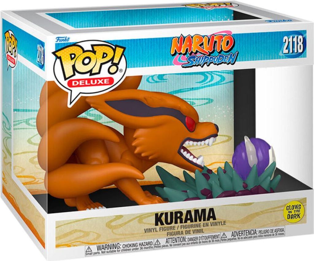 Naruto POP! figura deluxe in vinile Kurama (GW) 9 cm Immagine del prodotto 