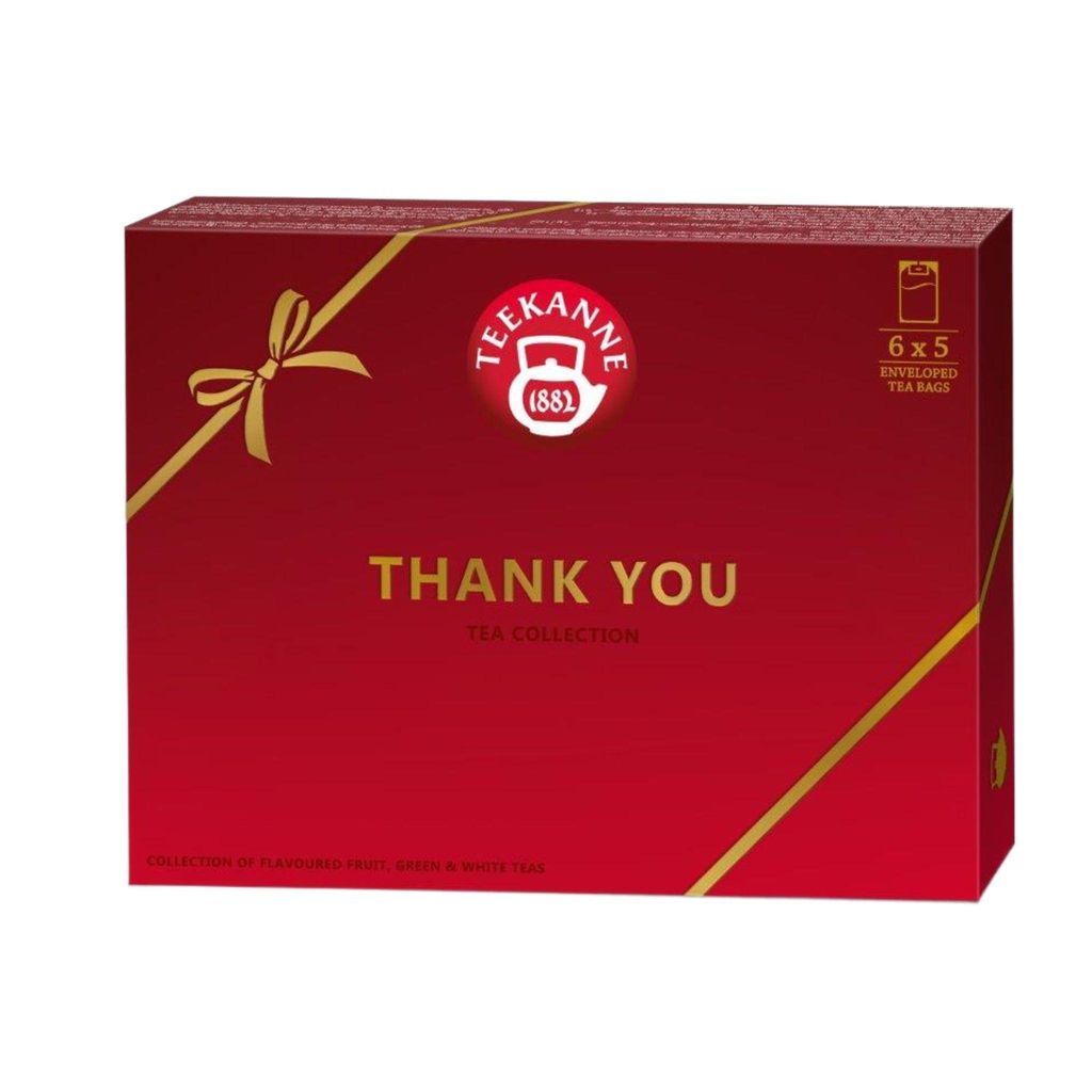TEEKANNE - Thank you Collection - Natürliche Tee-Mischung - 6 x 5 Teebeutel (56,25 g)